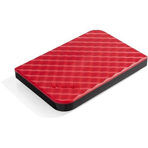 Hard Disk Extern Verbatim Store 'n' Go, 1TB, USB 3.0, Rosu