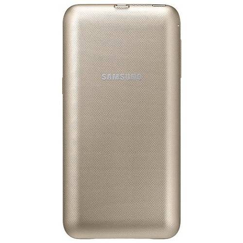 Samsung Capac protectie spate EP-TG928 pentru Galaxy S6 Edge+ G928 cu suport incarcare Wireless, Auriu