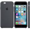 Capac protectie spate Apple Silicone Case pentru iPhone 6s, Charcoal Black