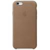 Capac protectie spate Apple Leather Case pentru iPhone 6s, Brown