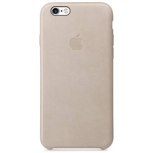 Capac protectie spate Apple Leather Case pentru iPhone 6s, Rose Gray