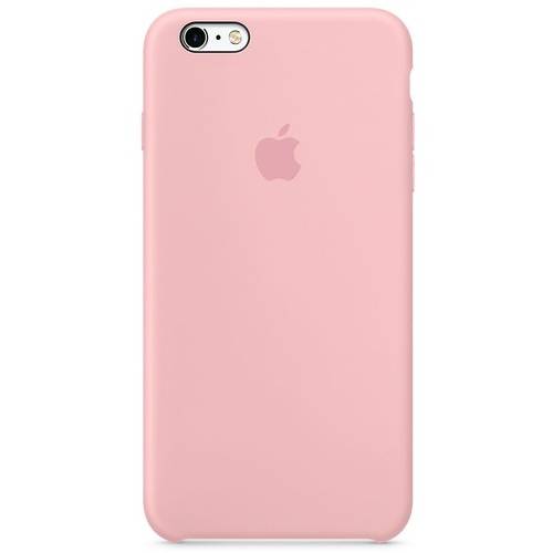 Capac protectie spate Apple Silicone Case pentru iPhone 6s Plus, Roz