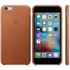 Capac protectie spate Apple Leather Case Premium pentru iPhone 6s Plus, Saddle Brown