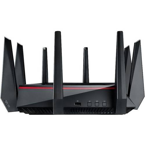 Router Wireless Asus   RT-AC5300, TRI Band, USB 3.0, Management, Negru