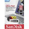 Memorie USB SanDisk Ultra Flair, 16GB, USB 3.0, Negru/Argintiu