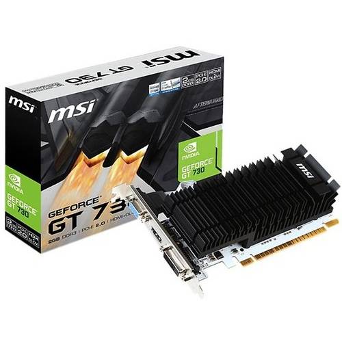 Placa video MSI GeForce GT 730, 2GB GDDR3, 64 biti, Low Profile
