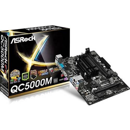 Placa de baza ASRock QC5000M, Procesor integrat AMD A4-5000, mATX