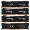Memorie Kingston HyperX Savage Black DDR4, 16GB, 2400MHz CL12, Kit Quad Channel Intel XMP