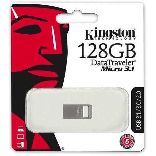 Memorie USB Kingston DataTraveler micro, 128GB, USB 3.1