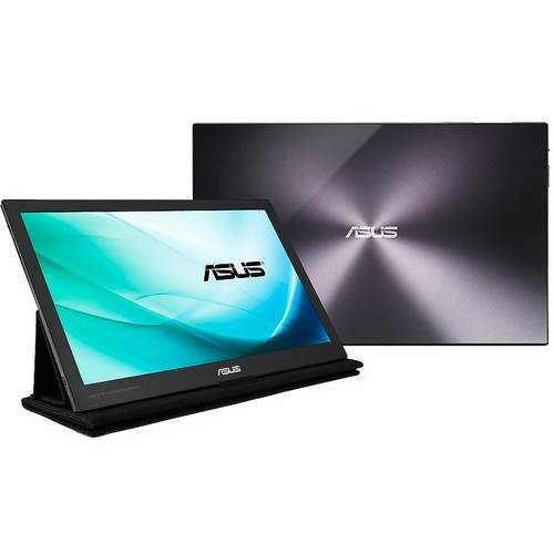 Monitor LED Asus MB169C+, 15.6'' FHD, 5ms, Negru, conectare USB Type-C