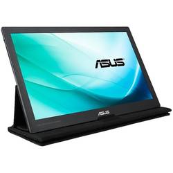 Monitor LED Asus MB169C+, 15.6'' FHD, 5ms, Negru, conectare USB Type-C