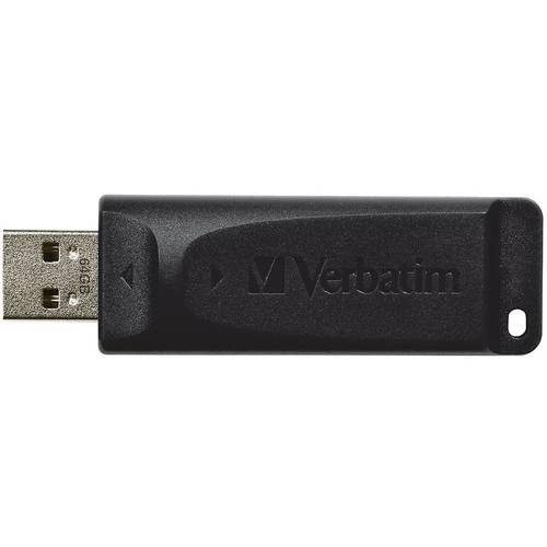 Memorie USB Verbatim Store 'n' Go Slider, 64GB, USB 2.0, Negru