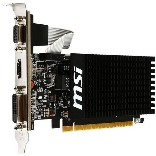 Placa video MSI GeForce GT 710 Silent, 2GB DDR3, 64bit, Low Profile
