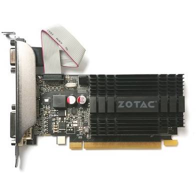 Placa video Zotac GeForce GT 710, 2GB DDR3, 64 biti, Low Profile