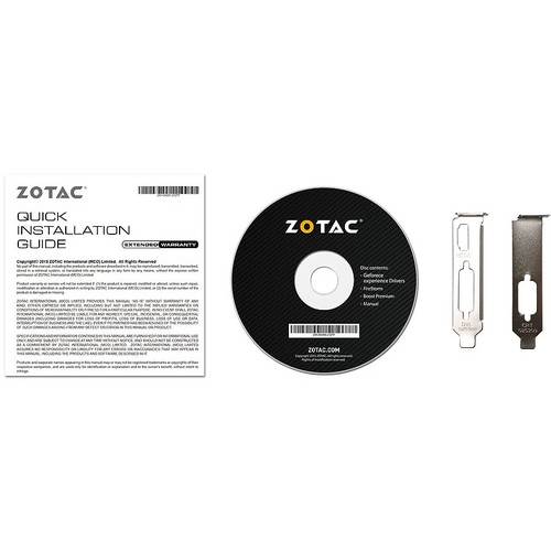 Placa video Zotac GeForce GT 710, 2GB DDR3, 64 biti, Low Profile