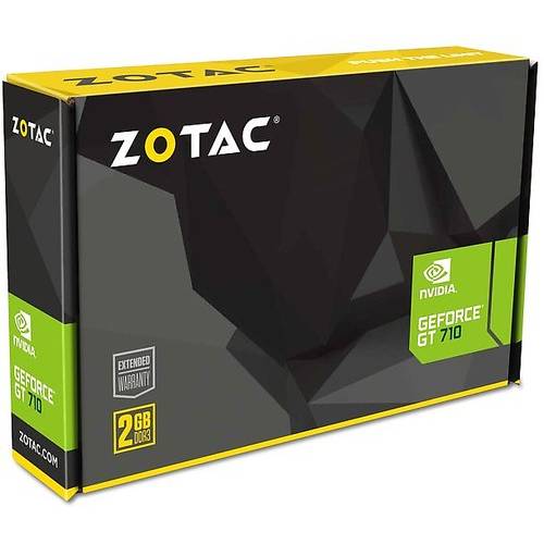 Placa video Zotac GeForce GT 710, 2GB DDR3, 64 biti, Low Profile