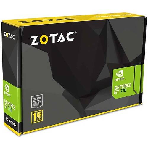 Placa video Zotac GeForce GT 710, 1GB DDR3, 64 biti, Low Profile