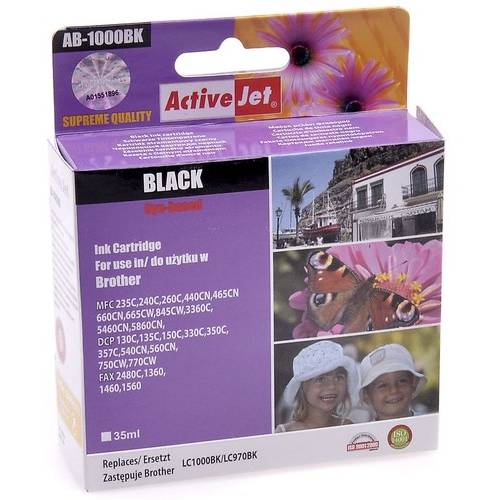 Cartus compatibil ActiveJet AB-1000C Cyan echivalent Brother LC1000C,LC970C