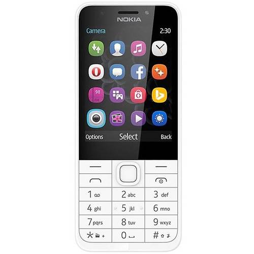 Telefon mobil Nokia 230, Dual SIM, LCD 2.8'', Silver