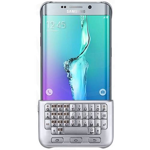 Samsung Capac protectie spate cu tastatura QWERTY pentru Galaxy S6 Edge+ G928, EJ-CG928BSEGWW