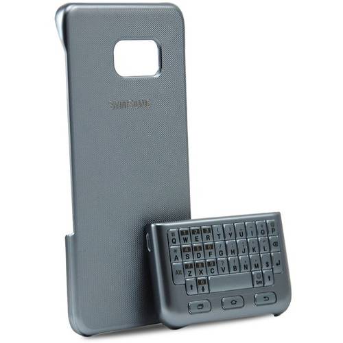 Samsung Capac protectie spate cu tastatura QWERTY pentru Galaxy S6 Edge+ G928, EJ-CG928BSEGWW
