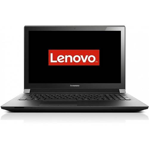 Laptop Lenovo B51-80, 15.6'' FHD, Core i5-6200U 2.3GHz, 4GB DDR3, 500GB + 8GB SSHD, Intel HD 520, FingerPrint Reader, FreeDOS, Negru