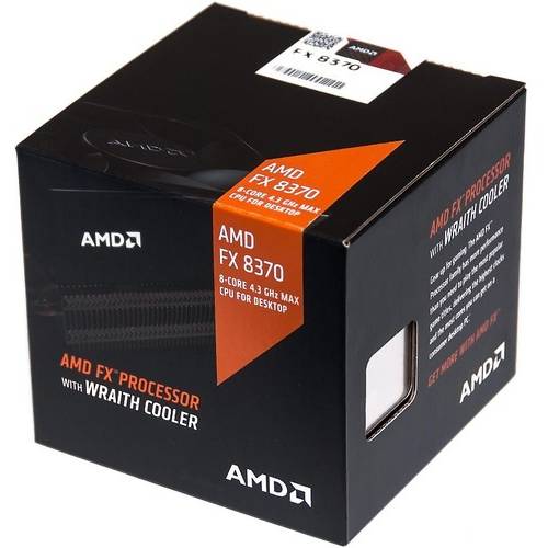 Procesor AMD FX-8370, Vishera, 4.0GHz, 16 MB, 125W, Socket AM3+, Wraith Cooler, Box
