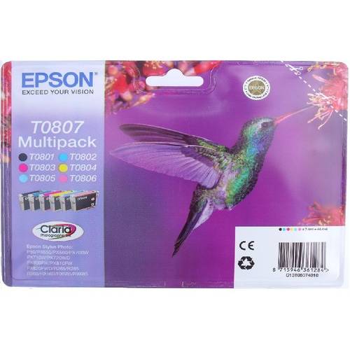 Cartus cerneala Epson T0807, Multipack