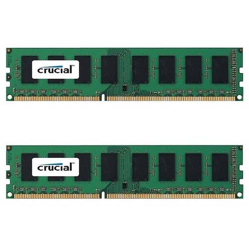 Memorie Crucial DDR3, 16GB, 1600MHz, CL11, 1.35V, Kit Dual Channel