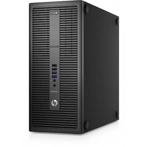 Sistem Brand HP EliteDesk 800 G2 TWR, Core i3-6100 3.7GHz, 4GB DDR4, 500GB HDD, Intel HD 530, Win 7 Pro 64bit, Negru