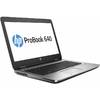 Laptop HP ProBook 640 G2, 14.0'' FHD, Core i5-6200U 2.3GHz, 4GB DDR4, 500GB HDD, Intel HD 520, FingerPrint Reader, Win 7 Pro 64bit + Win 10 Pro 64bit, Argintiu