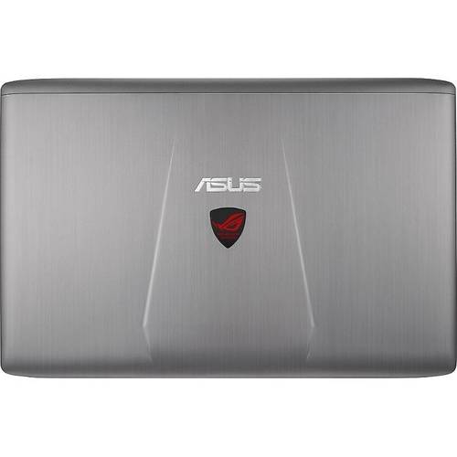 Laptop Asus ROG GL752VW-T4018D, 17.3'' FHD, Core i7-6700HQ 2.6GHz, 32GB DDR4, 2TB HDD + 128GB SSD, GeForce GTX 960M 4GB, FreeDOS, Negru/Gri