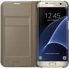 Husa Flip Wallet Samsung pentru Galaxy S7 Edge, G935, Gold