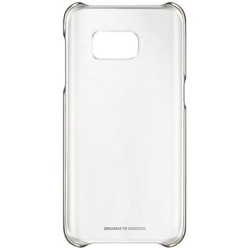Samsung Capac protectie spate Clear Cover pentru Galaxy S7 G930, Gold