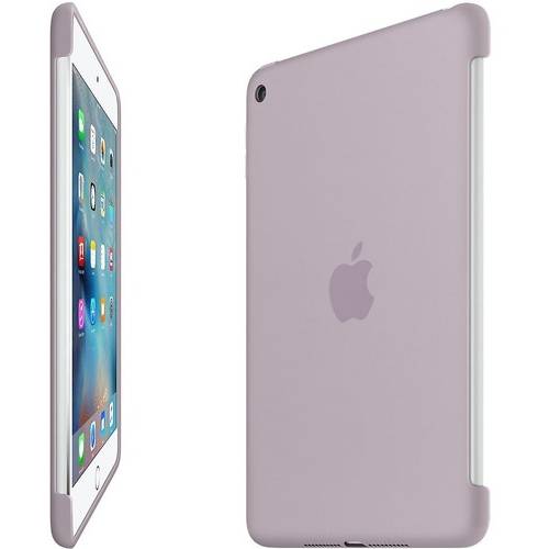 Husa Tableta Apple Silicone Case pentru iPad mini 4, Silicon, Mov
