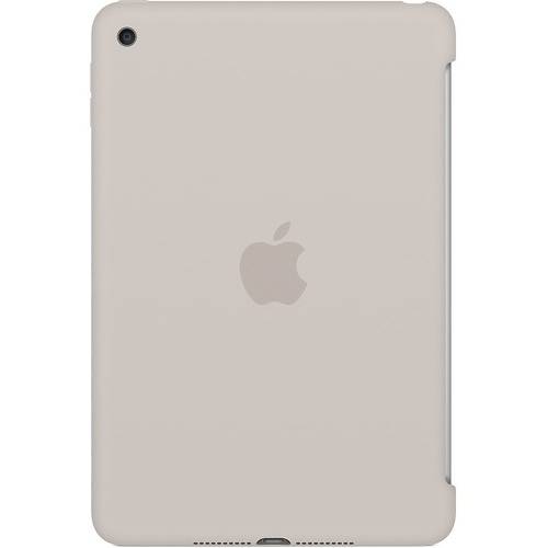 Husa Tableta Apple Silicone Case pentru iPad mini 4, Silicon, Gri