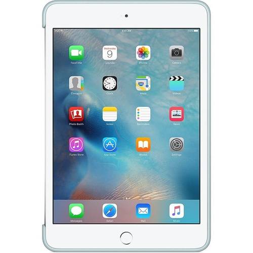 Husa Tableta Apple Silicone Case pentru iPad mini 4, Silicon, Albastru Turquoise