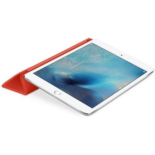Husa Tableta Apple Stand tip Smart Cover pentru iPad mini 4, Portocaliu