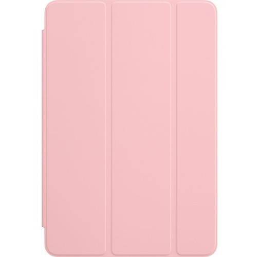 Husa Tableta Apple Stand tip Smart Cover pentru iPad mini 4, Roz