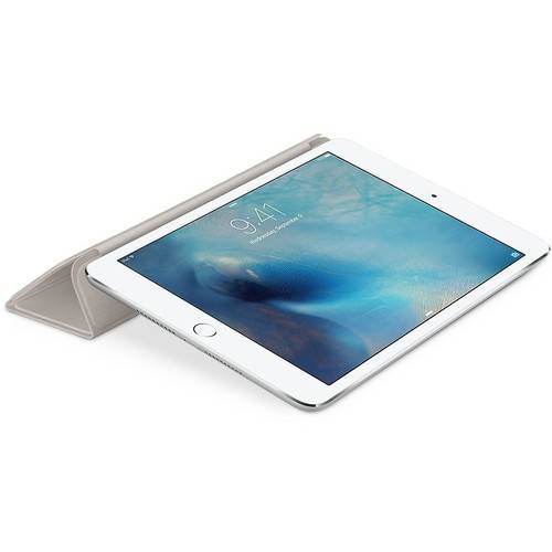 Husa Tableta Apple Stand tip Smart Cover pentru iPad mini 4, Gri