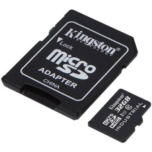 Kingston Micro SDXC 32GB UHS-I Industrial Temp Card + adaptor la SD