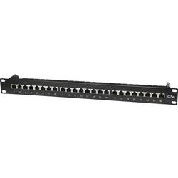 Patch Panel Intellinet 24 porturi FTP Cat.5e, Negru