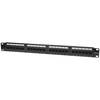 Patch Panel Intellinet 24 porturi UTP Cat.6, Negru