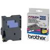 Banda laminata 12mm Brother TX631, Negru pe Galben