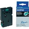 Banda laminata 9mm Brother TC791, Negru pe Verde