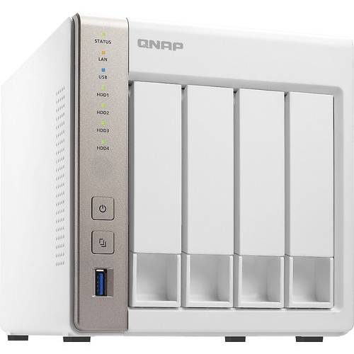 NAS Qnap TS-451+-2G, Intel Celeron 2.41GHz, 2GB DDR3, 4 Bay, 4 x USB