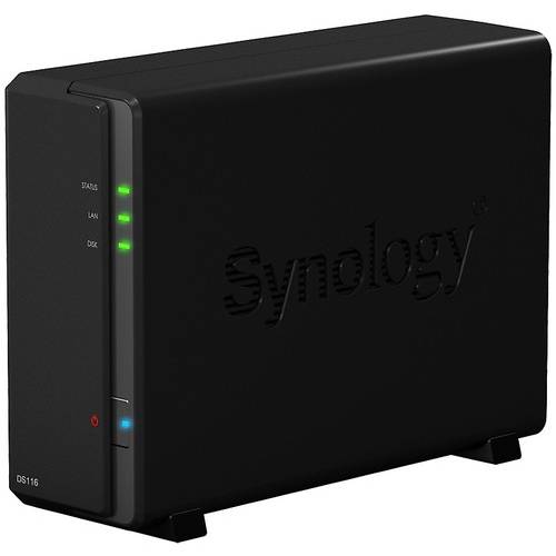 NAS Synology DS116, MARVELL Armada 375 Dual Core 1.8 GHz, 1 GB, 1 Bay, 2 x USB