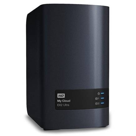 NAS My Cloud EX2 Ultra WDBVBZ0080JCH-EESN, Marvell Armada 385 Dual-Core 1.3GHz, 1 GB, 2 Bay, 2 x USB