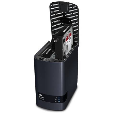 NAS My Cloud EX2 Ultra WDBVBZ0080JCH-EESN, Marvell Armada 385 Dual-Core 1.3GHz, 1 GB, 2 Bay, 2 x USB