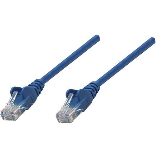 Patch Cord Intellinet RJ45 UTP categoria 6, 1m, Cupru, Albastru